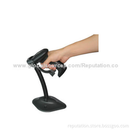 Auto-induction barcode scanner with holder